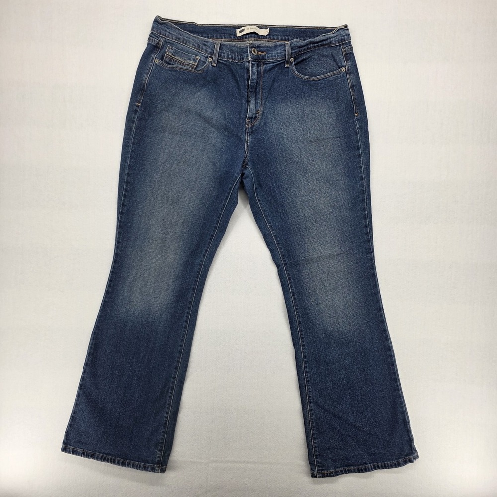 Levi’s 515 Bootcut Jeans Womens 16M Medium Wash Blue High Rise Denim 33x32